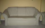 gebrauchte Möbel weiße Ledercouch